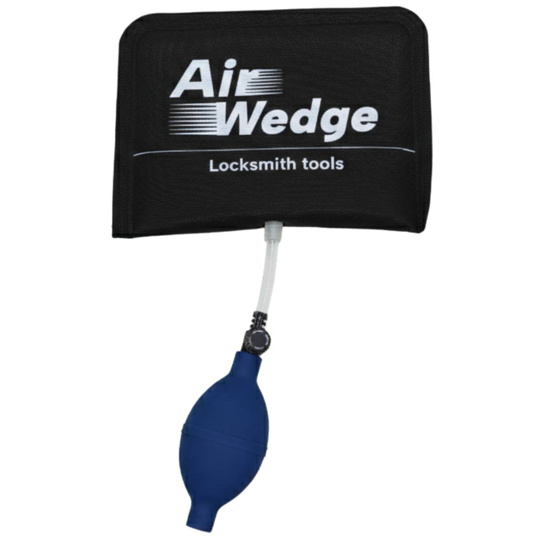 Inflatable vehicle-access Air Wedge with hand pump