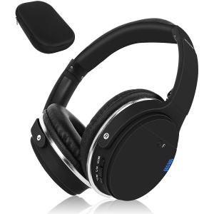UX35 Wireless Bluetooth Stereo Earphones with High Resolution Audio, Deep Bass, Superior Comfort Over The Ear Headphones with Mic with Phone Call Support