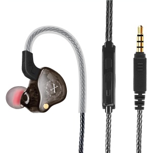 iX2 Pro Dynamic Hybrid Dual Driver in Ear Musicians Earphones With Mic Tangle-Free Cable in-Ear Earbuds Headphones With 3.5mm Audio Jack