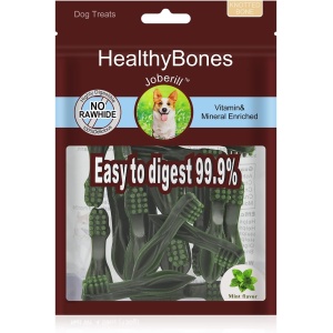 HealthyBones Natural Hygiene Dog Dental Care Snacks Teeth cleaning Oral Health Dog Treats for Water Spaniel and Other Med Sporting Dogs- 30 Count