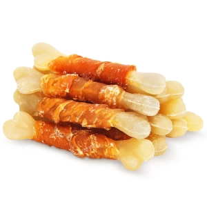 HealthyBones Rawhide Free Natural Healthy Foods for Small Terrier Dogs , Chicken Wrapped Sticks Dog Foods, Soft Chewy Foods for Training Rewards , 9 Count