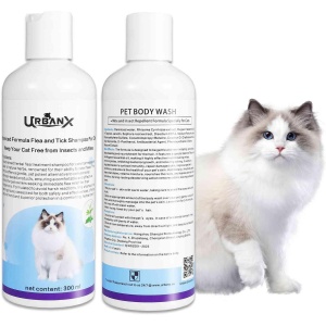 Cat Shampoo | All-in-one Cat Shampoo | Hypoallergenic Itch Relief &Moisturizing | Vet Approved and Formulated Shampoo for Abyssinian Cat (1 Bottle (10.1oz))