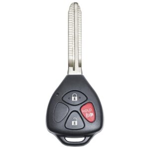 Replacement 2012-2018 Toyota Yaris Key Fob – FCC: HYQ12BBY, HYQ12BDC – PN: 89070-35170, 89070-42660, 89070-42750, 89070-42670 – 3 Button