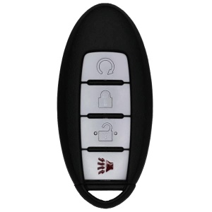 Replacement 2017 Nissan Murano Key Fob – FCC: 2AOKM-NI7 – PN: 285E3-9PA4A, 285E3-5AA3C, 285E3-5AA3D – 4 Button