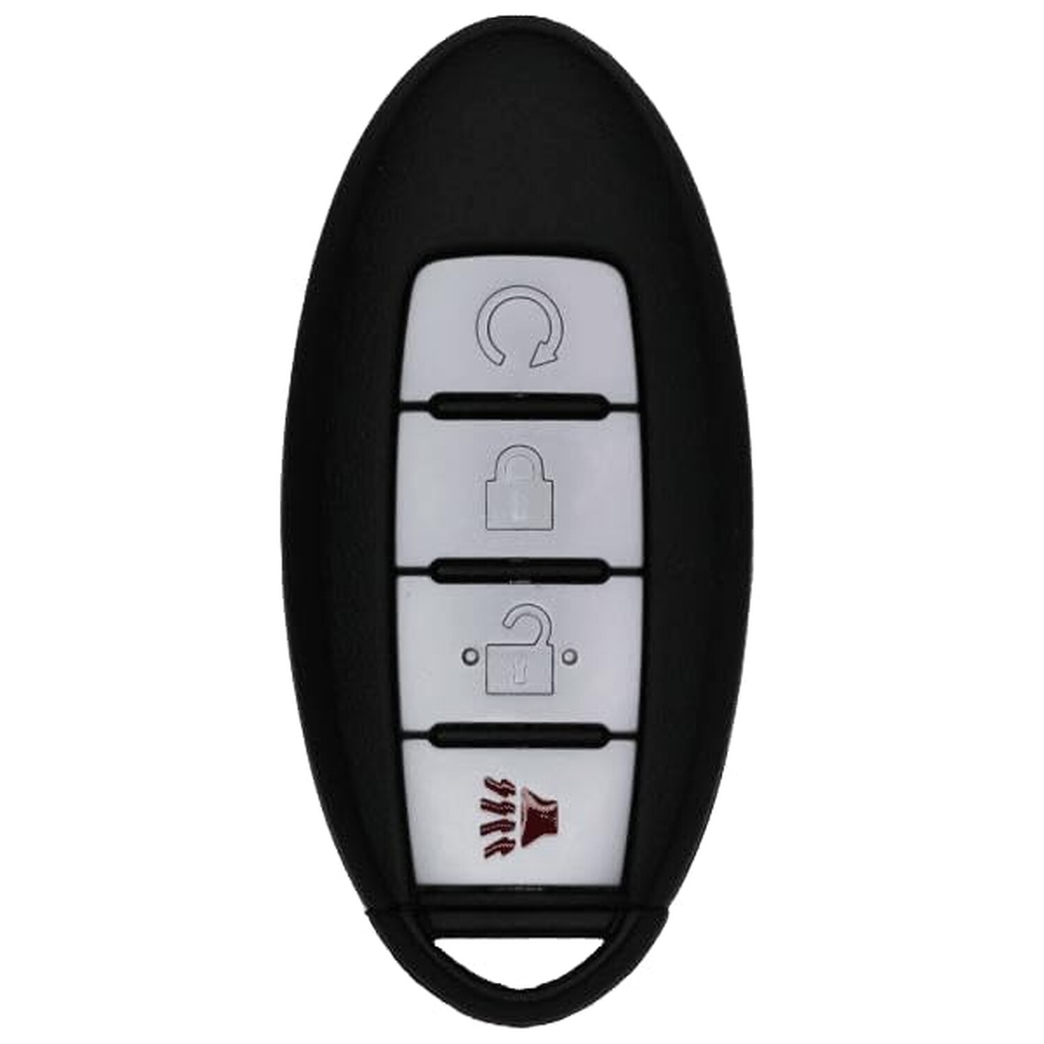 Replacement 2017 Nissan Murano Key Fob – FCC: 2AOKM-NI7 – PN: 285E3-9PA4A, 285E3-5AA3C, 285E3-5AA3D – 4 Button
