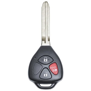 Replacement 2009-2016 Toyota Venza Key Fob – FCC: GQ4-29T – PN: 89070-02640 – 3 Button