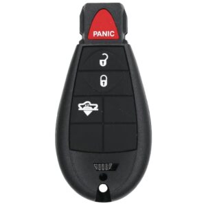Replacement 2018 RAM Truck Key Fob – FCC: GQ4-53T, GQ453T – PN: 68521302 – 4 Button