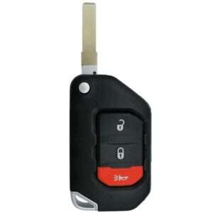 Replacement 2019-2023 Jeep Gladiator Key Fob – FCC: OHT1130261 – PN: 68416782, 68416782AA, 68416782AB – 3 Button