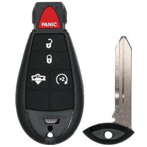 Replacement 2016 Ram Truck Key Fob – FCC: GQ4-53T, GQ453T – PN: 68521303, 68521303AA – 5 Button