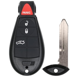 (2-Pack) Replacement 2010 Chrysler 300 Key Fob – FCC:IYZ-C01C,IYZC01C – PN:68058346,68058346AH,05026886,05026886AK – 4 Button