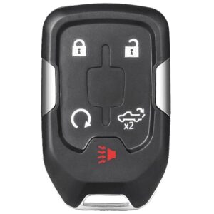 Replacement 2018-2019 GMC Sierra Key Fob – FCC: HYQ1EA – PN: 13508398, 13529632, 13591396 – 5 Button