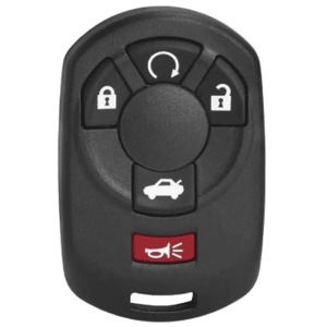 Replacement 2005 Cadillac STS Key Fob – FCC: M3N65981403 – PN: 15212383, 15212382 – 5 Button