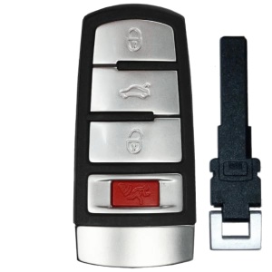 Replacement 2009 Volkswagen CC Key Fob – FCC: NBG009066T – PN: Not found – 4 Button
