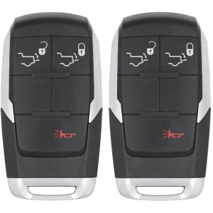 (2-Pack) Replacement 2019 Ram Limited Key Fob – FCC: GQ4-76T – PN: 6838117168381171Ac6838117 – 3 Button