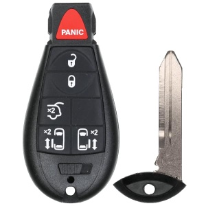 Replacement 2015 Chrysler Town & Country Key Fob – FCC: IYZ-C01C – PN: 56046704, 56046705 – 6 Button