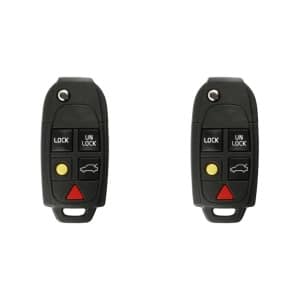 (2-Pack) Replacement 2009 Volvo S60 Key Fob – FCC: LQNP2T-APU – PN: 8688799 – 5 Button