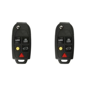 Replacement 2007 Volvo S80 Key Fob – FCC: LQNP2T-APU – PN: 8688799 – 5 Button