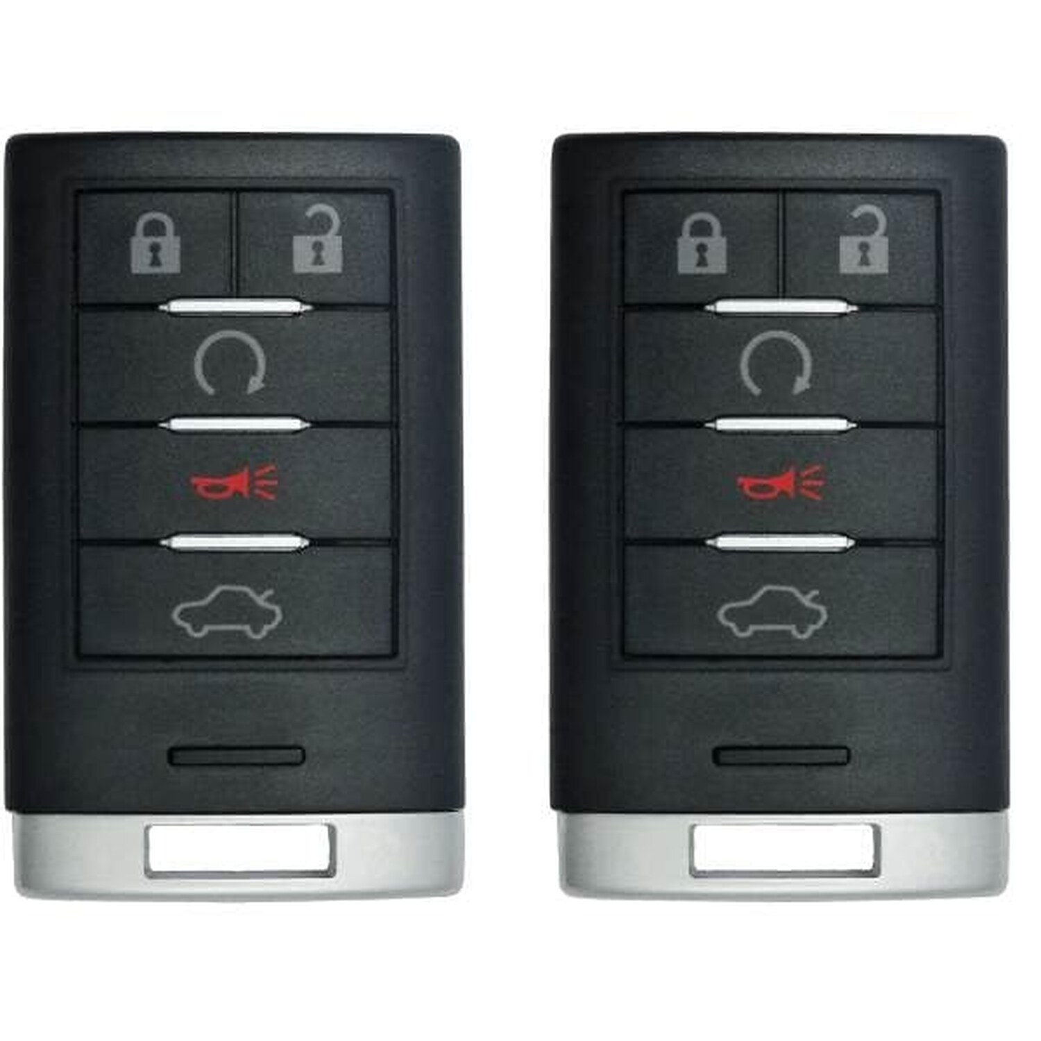 Replacement 2008-2011 Cadillac STS Key Fob – FCC: M3N5WY7777A – PN: 25943676 – 5 Button