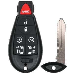 Replacement 2018 Dodge Grand Caravan Key Fob – FCC: IYZ-C01C – PN: 05026591, 56046709, 56046708 – 7 Button
