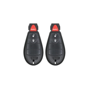 (2-Pack) Replacement 2009 Ram Key Fob – FCC: IYZ-C01C – PN: 56046706, 56046707 – 3 Button