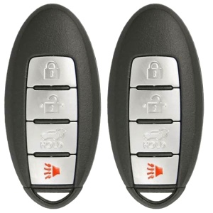 (2-Pack) Replacement 2015 Nissan Armada Key Fob – FCC: CWTWBU624 – PN: 285E3-ZQ30A, 285E3-ZQ31A – 4 Button