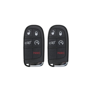 (2-Pack) Replacement 2017 Jeep Grand Cherokee Key Fob – FCC: M3N-40821302, M3N40821302 – PN: 68143505, 68150061, 68143523 – 5 Button