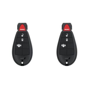 Replacement 2015 RAM 1500 Key Fob – FCC: GQ4-53T, GQ453T – PN: 68521302 – 4 Button