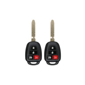 (2-Pack) Replacement 2014-2019 Toyota Corolla Key Fob – FCC: HYQ12BDM, HYQ12BEL – PN: 89070-02880 – 4 Button