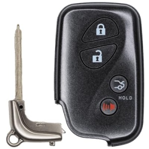 Replacement 2010-2014 Lexus LS600h Key Fob – FCC: HYQ14ACX – PN: 89904-50F90, 89904-75030 – 4 Button
