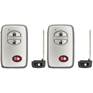 Replacement 2013 Toyota Land Cruiser Key Fob – FCC: HYQ14AEM – PN: 89904-60770, 89904-60771 – 3 Button
