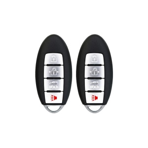 (2-Pack) Replacement 2020 Nissan Versa Key Fob – FCC: KR5TXN1, 2AOKM-NI13 – PN: 285E3-6CA1A, 285E36CA1A – 4 Button