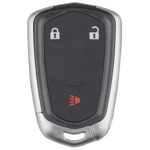 Replacement 2015-2016 Cadillac SRX Key Fob – FCC: HYQ2AB, 2AOKM-G2AB – PN: 13580797, 13598525 – 3 Button