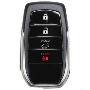Replacement 2018 Toyota Land Cruiser Key Fob – FCC: HYQ14FBA – PN: 89904-60M80, 8990460M80 – 4 Button