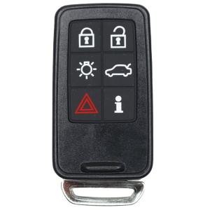 Replacement 2012 Volvo S60 Key Fob – FCC: KR55WK49266 – PN: 30659502, 30659495, 30659496 – 6 Button