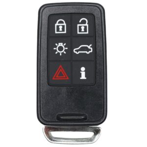 Replacement 2010 Volvo VC70 Key Fob – FCC: KR55WK49266 – PN: 30659502, 30659495, 30659496 – 6 Button