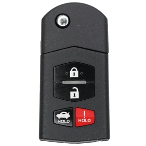Replacement 2006-2008 Mazda 6 Key Fob – FCC: KPU41788 – PN: 4238A-41524 – 4 Button