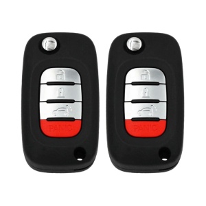 (2-Pack) Replacement 2017 Smart Fortwo Key Fob – FCC: CWTWB1G767 – 0 Button