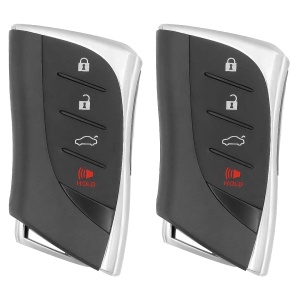 (2-Pack) Replacement 2020 Lexus LS500h Key Fob – FCC: HYQ14FBF – PN: 8990H-50020, 8990H-33020 – 4 Button