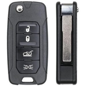 Replacement 2017 Fiat 500X Key Fob – FCC: 2ADFTFI5AM433TX – PN: FI5-AM433TX – 4 Button