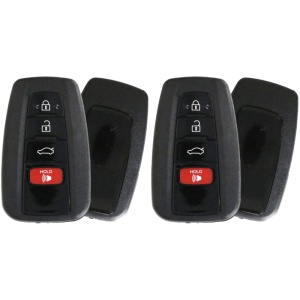 (2-Pack) Replacement 2018-2021 Toyota Camry Key Fob – FCC: HYQ14FBC – PN: 89904-06220, 89904-33550 – 4 Button