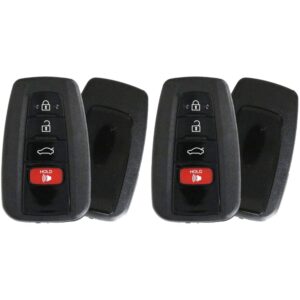Replacement 2018-2021 Toyota Camry Key Fob – FCC: HYQ14FBC – PN: 89904-06220, 89904-33550 – 4 Button