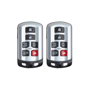 (2-Pack) Replacement 2017 Toyota Sienna Key Fob – FCC: HYQ14ADR – PN: 89904-08010 – 6 Button