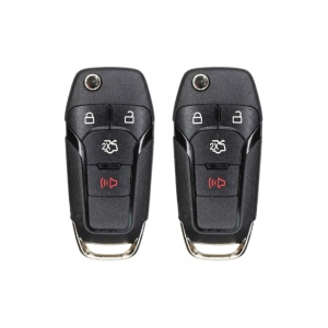 (2-Pack) Replacement 2017 Ford Fusion Key Fob – FCC: N5F-A08TAA, 164-R7986, N5FA08TAA – PN: 164-R7986 – 4 Button