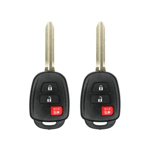 (2-Pack) Replacement 2014 Toyota Prius C Key Fob – FCC: HYQ12BDM, HYQ12BEL – PN: 89070-52F60 – 3 Button