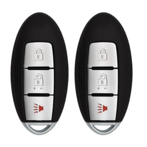 (2-Pack) Replacement 2014-2018 Nissan Rogue Key Fob – FCC: KR5S180144106 – PN: 285E3-4CB1A, 285E3-4CB1C – 3 Button