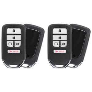 (2-Pack) Replacement 2019 Honda Civic Key Fob – FCC: KR5V2X – PN: 72147-TBA-A12, 72147-TBA-A11 – 5 Button