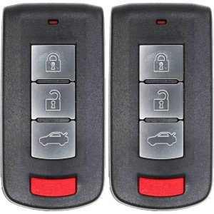 (2-Pack) Replacement 2008-2017 Mitsubishi Lancer Key Fob – FCC: OUC644M-KEY-N, OUC644MKEYN – PN: 8637A228, 8637B885 – 5 Button