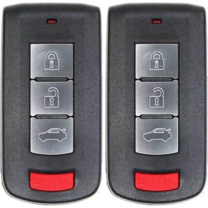 Replacement 2008-2017 Mitsubishi Lancer Key Fob – FCC: OUC644M-KEY-N, OUC644MKEYN – PN: 8637A228, 8637B885 – 5 Button