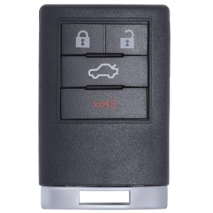 Replacement 2012 Cadillac CTS Key Fob – FCC: OUC6000066 – PN: 22889450, 22889449 – 4 Button