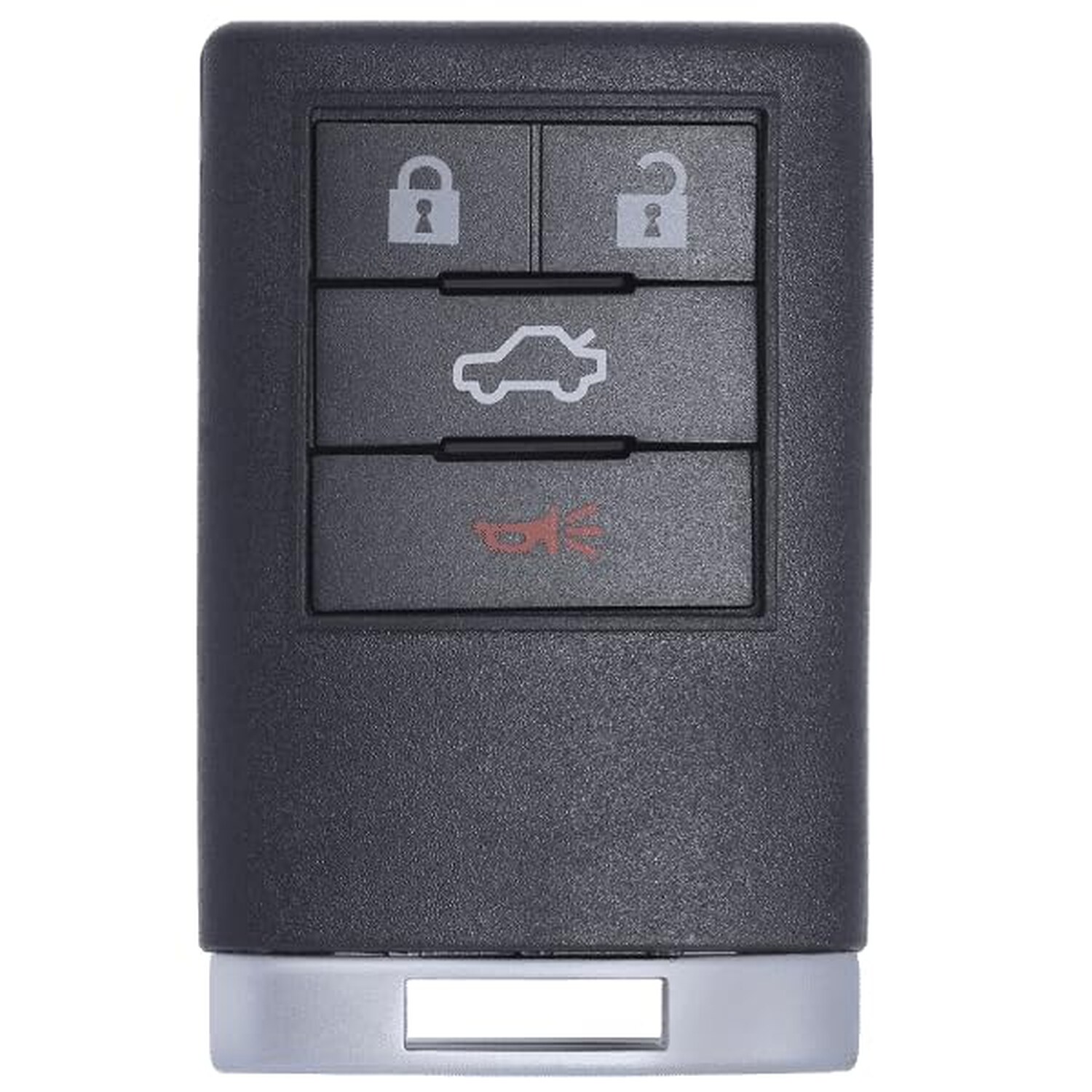 Replacement 2010 Cadillac CTS Key Fob – FCC: OUC6000066 – PN: 22889450, 22889449 – 4 Button